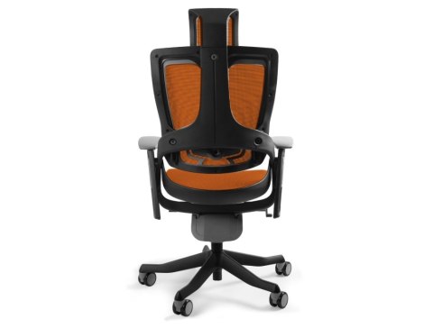 UNIQUE Fotel biurowy Wau 2 NW45 siatka mandarin/czarny