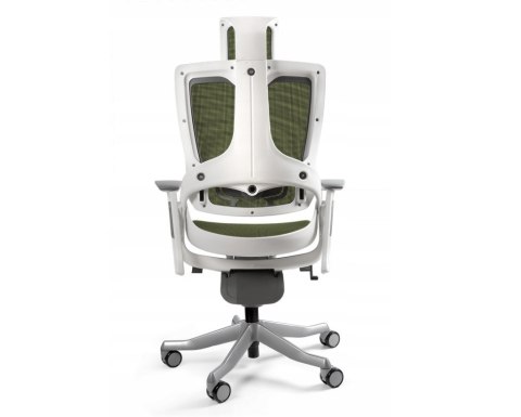 UNIQUE Fotel biurowy Wau 2 NW46 siatka olive/biały