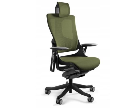 UNIQUE Fotel biurowy Wau 2 NW46 siatka olive/czarny