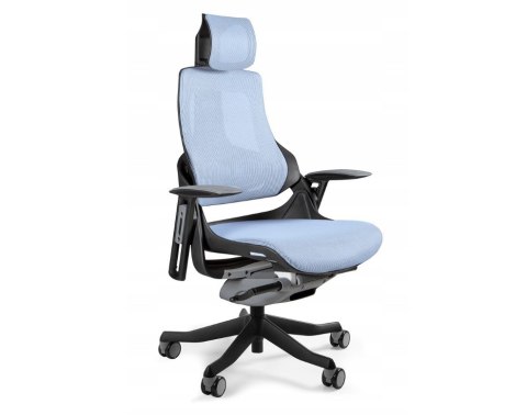 UNIQUE Fotel biurowy Wau NW43 siatka royalblue/czarny