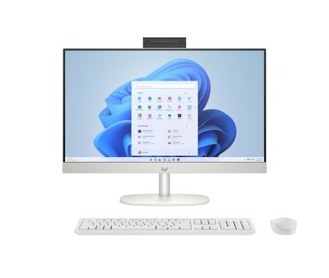 Hewlett-Packard HP AiO 24-cr0334nw Ryzen 7 7730U 23.8"FHD IPS 250nits AG 16GB DDR4 3200 SSD512 Radeon Vega 8 LAN Cam1080p+IR NoOS Shell White 2Y