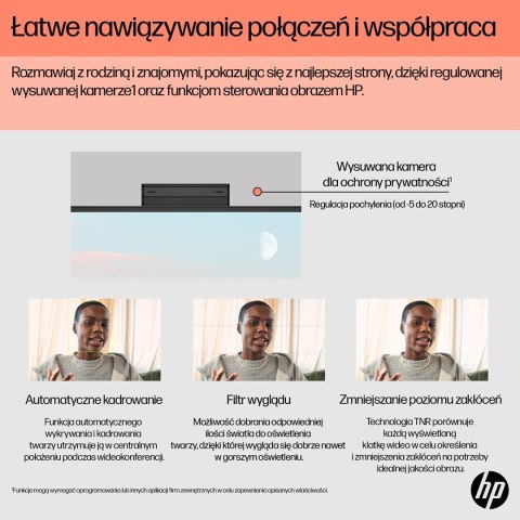 Hewlett-Packard HP AiO 24-cr0334nw Ryzen 7 7730U 23.8"FHD IPS 250nits AG 16GB DDR4 3200 SSD512 Radeon Vega 8 LAN Cam1080p+IR NoOS Shell White 2Y