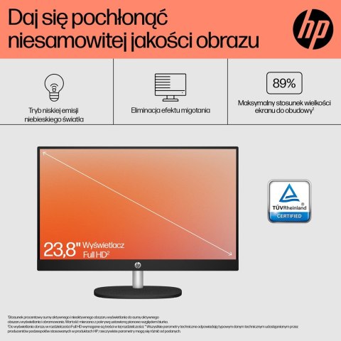 Hewlett-Packard HP AiO 24-cr0334nw Ryzen 7 7730U 23.8"FHD IPS 250nits AG 16GB DDR4 3200 SSD512 Radeon Vega 8 LAN Cam1080p+IR NoOS Shell White 2Y