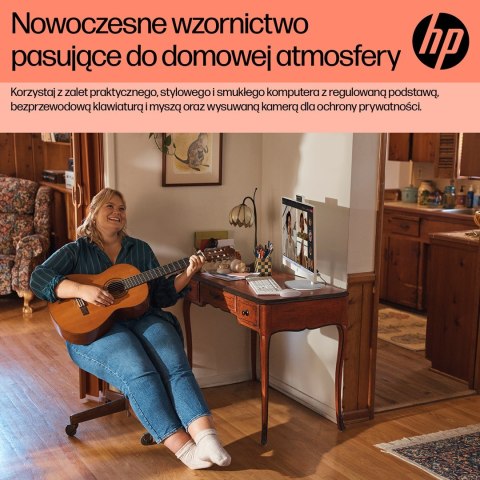 Hewlett-Packard HP AiO 24-cr0334nw Ryzen 7 7730U 23.8"FHD IPS 250nits AG 16GB DDR4 3200 SSD512 Radeon Vega 8 LAN Cam1080p+IR NoOS Shell White 2Y