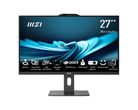 MSI MSI AIO PRO AP272P 14M-886XEU i7-14700 27" IPS LED FHD Non-Touch Anti-Glare 16GB SSD1TB M.2 AX211 WiFi 6E NoOS Black / without m