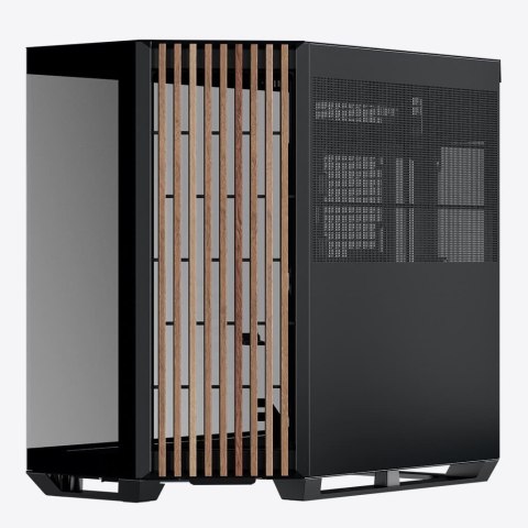 APNX Obudowa PC APNX V1, Midi-Tower, ATX, Tempered Glass, Holz, schwarz