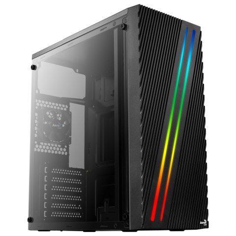Aerocool Obudowa Aerocool PGS STREAK A AEROPGSSTREAK-A-BKRG (ATX, Micro ATX, Mini ITX; kolor czarny)