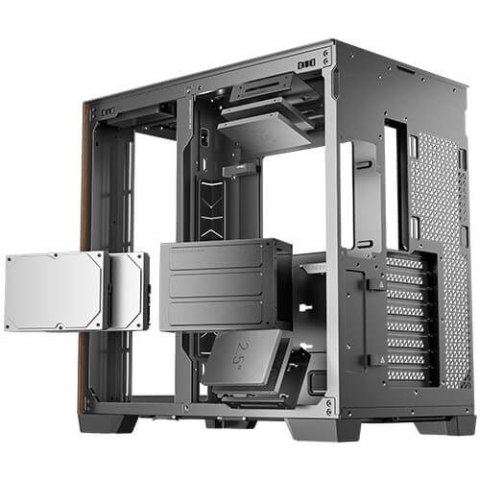 Antec Obudowa komputerowa Antec C8 Wood Full Tower Czarny, Drewno