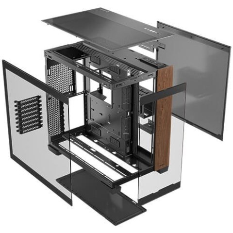 Antec Obudowa komputerowa Antec C8 Wood Full Tower Czarny, Drewno