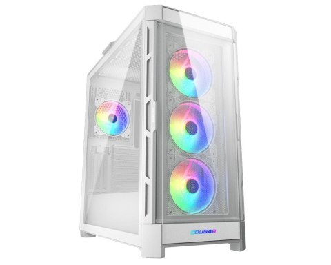 COUGAR Obudowa Cougar Gaming Duoface Pro RGB - Midi Tower - PC - biały - ATX - EATX - micro ATX - Mini-ITX - SSI CEB - Metal - Szkło ha