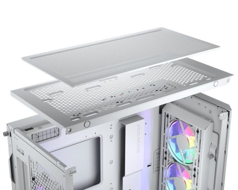 COUGAR Obudowa Cougar Gaming Duoface Pro RGB - Midi Tower - PC - biały - ATX - EATX - micro ATX - Mini-ITX - SSI CEB - Metal - Szkło ha