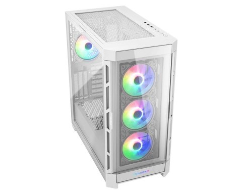 COUGAR Obudowa Cougar Gaming Duoface Pro RGB - Midi Tower - PC - biały - ATX - EATX - micro ATX - Mini-ITX - SSI CEB - Metal - Szkło ha