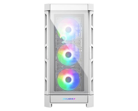 COUGAR Obudowa Cougar Gaming Duoface Pro RGB - Midi Tower - PC - biały - ATX - EATX - micro ATX - Mini-ITX - SSI CEB - Metal - Szkło ha