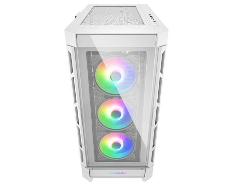 COUGAR Obudowa Cougar Gaming Duoface Pro RGB - Midi Tower - PC - biały - ATX - EATX - micro ATX - Mini-ITX - SSI CEB - Metal - Szkło ha