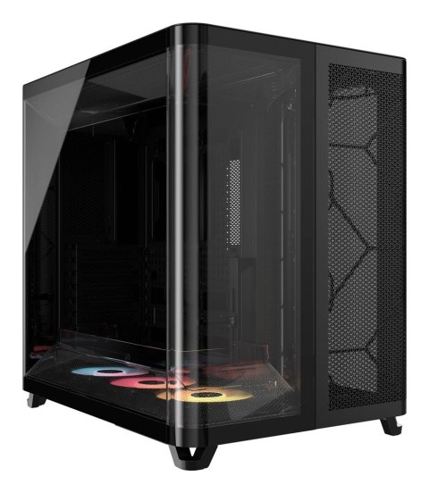 Corsair Obudowa komputera Corsair AIR 5400 RS-R ARGB, Midi Tower, Szkło hartowane, RGB - czarne, 3x wentylatory 120 mm w zestawie