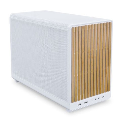 LIAN LI Obudowa Lian Li A3-mATX Micro Tower Biały, Drewno