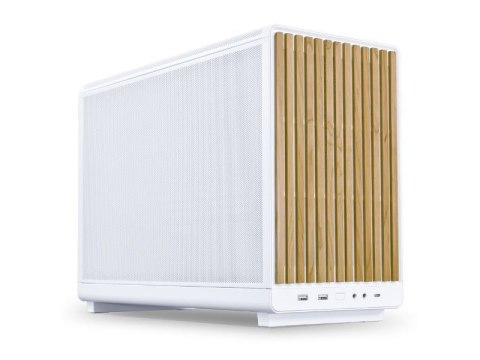 LIAN LI Obudowa Lian Li A3-mATX Micro Tower Biały, Drewno