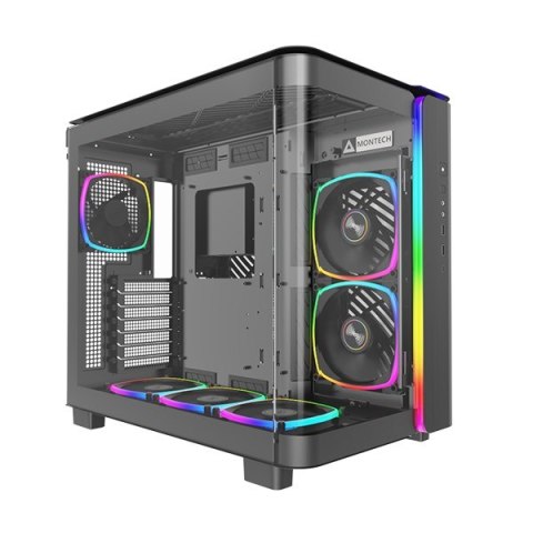 Montech Montech KING 95 PRO Midi-Tower, Szkło Hartowane, ARGB - czarny