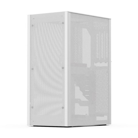 Ssupd Ssupd Meshlicious Full Mesh PCIE 4.0 Edition Mini-ITX Gehäuse - weiß