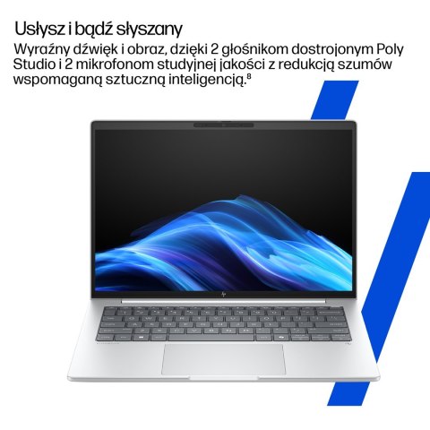 Hewlett-Packard HP EliteBook 8 G1a Ryzen AI 7 PRO 350 14.0"WUXGA IPS 400nits AG 32GB DDR5 5600 SSD1TB Radeon 860M Cam IR 5 Mpx AI 62Wh W11Pro 3Y