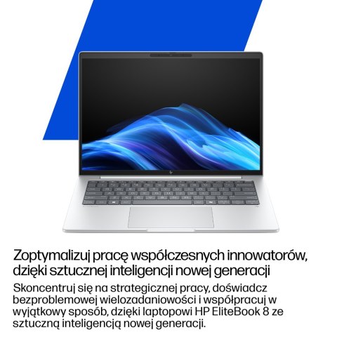Hewlett-Packard HP EliteBook 8 G1a Ryzen AI 7 PRO 350 14.0"WUXGA IPS 400nits AG 32GB DDR5 5600 SSD1TB Radeon 860M Cam IR 5 Mpx AI 62Wh W11Pro 3Y