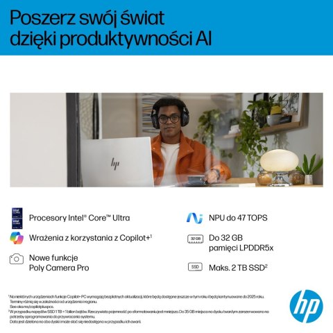 Hewlett-Packard HP OmniBook 7 17-dc0219nw Ultra 5 226V 17.3"FHD Touch IPS 400nits Glare 16GB LPDDR5X SSD1TB Arc 130V Cam 5MP+IR 83Wh Win11 Ice S