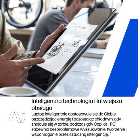 Hewlett-Packard HP OmniBook X Flip 2in1 14-fk0020nw Ryzen AI 5 340 14"2K OLED 300nits LBL Glosy 16GB LPDDR5x SSD512 Radeon 840M Cam5MP+IR 59Wh W