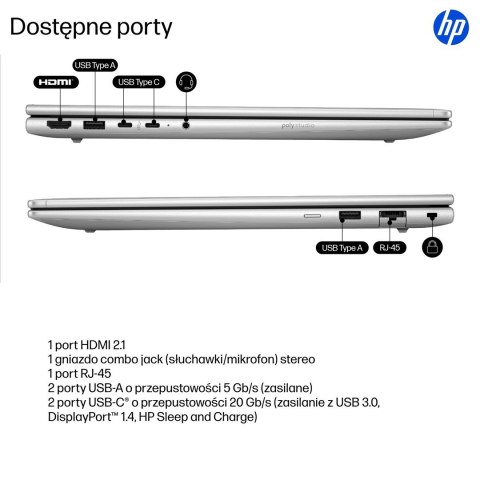 Hewlett-Packard HP ProBook 4 G1i Ultra 7 255U 16"WUXGA 300nits 60Hz AG 16GB DDR5 5600 SSD512 Intel Arc Cam 1080p 56Wh W11Pro Pike Silver Alumini