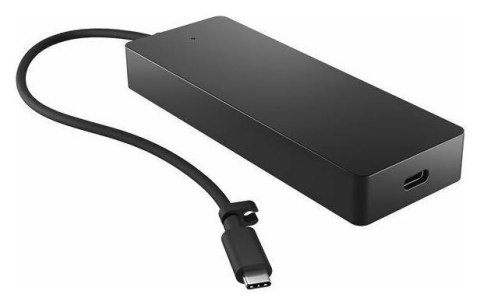 Hewlett-Packard Stacja dokująca HP 4K USB-C Multiport Hub czarna 6G842AA