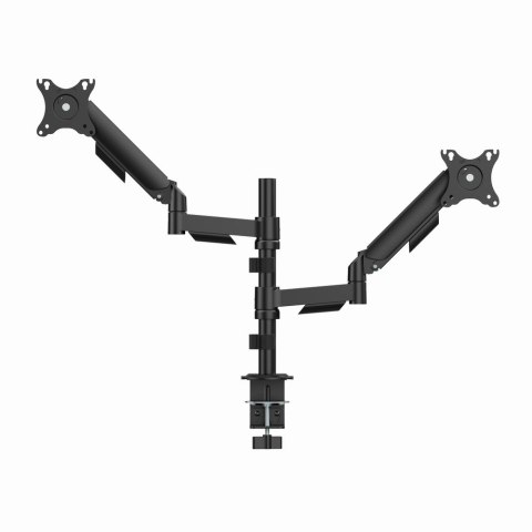 GEMBIRD GEMBIRD BIURKOWE, REGULOWANE RAMIĘ/UCHWYT NA DWA MONITORY OD 17" DO 32", OBCIĄŻENIE DO 9 KG