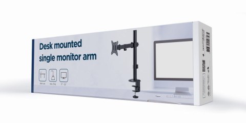 GEMBIRD GEMBIRD BIURKOWE REGULOWANE RAMIĘ/UCHWYT NA MONITOR 17-32, VESA 100X100MM, DO 9 KG