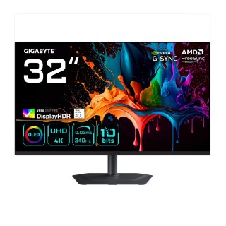 Gigabyte MONITOR GIGABYTE QD-OLED 31,5" MO32U2 240Hz