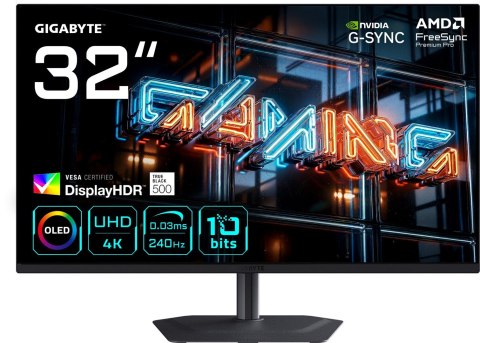 Gigabyte MONITOR GIGABYTE QD-OLED 31,5" MO32U24 240Hz