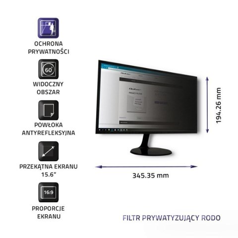 Qoltec Filtr prywatyzujący Rodo Qoltec 51052