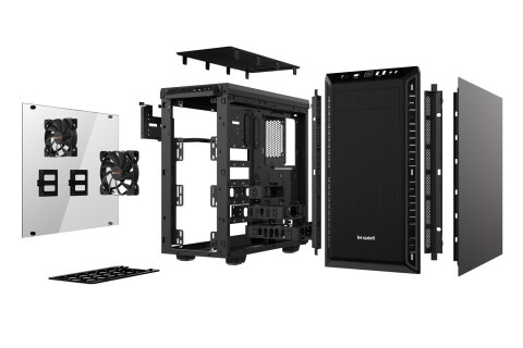 BE QUIET! Obudowa BE QUIET! Pure Base 600 BGW21 (ATX, Micro ATX, Mini ITX; kolor czarny)