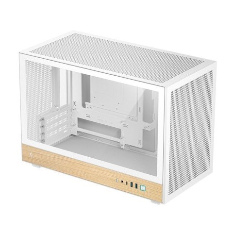 DEEPCOOL Obudowa DeepCool CH260 WOOD biała