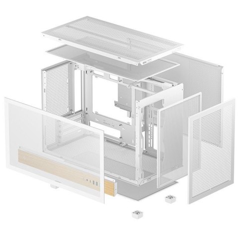 DEEPCOOL Obudowa DeepCool CH260 WOOD biała