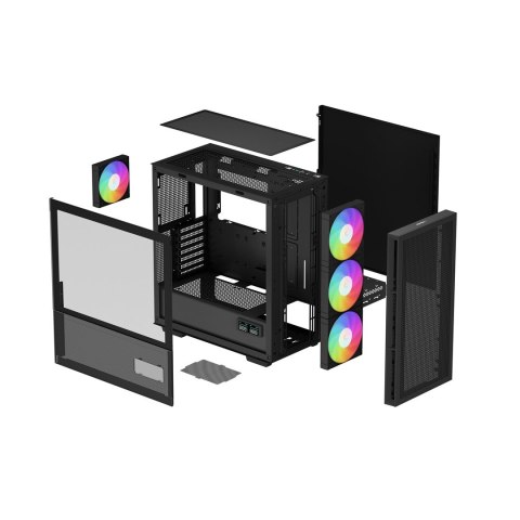 DEEPCOOL Obudowa DeepCool CH560 ARGB Digital Black (R-CH560-BKAPE4D-G-1)