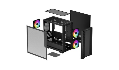 DEEPCOOL Obudowa Deepcool Micro-ATX CC360 (Czarna)