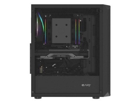 NATEC FURY OBUDOWA KOMPUTEROWA FURY SHOBO RGB MIDI TOWER Z OKNEM CZARNA