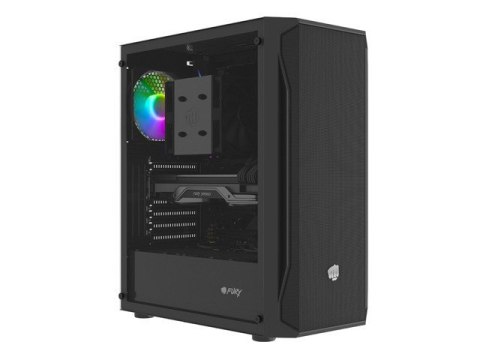 NATEC FURY OBUDOWA KOMPUTEROWA FURY SHOBO RGB MIDI TOWER Z OKNEM CZARNA