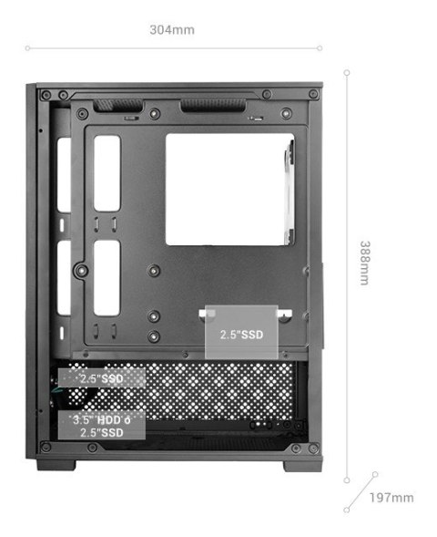 TACENS TACENS MARS MC-SE2 1xFRGB mATX- obudowa