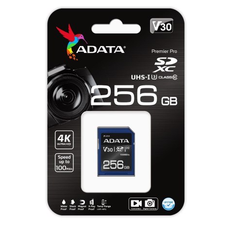 ADATA ADATA Premier Pro SDXC 256 GB Class 10 UHS-I/U3 V30