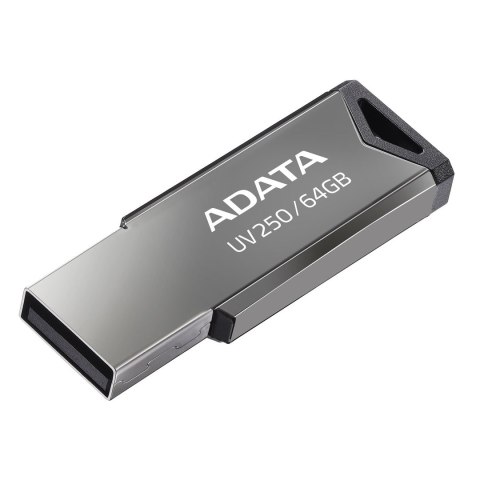 ADATA Pendrive ADATA UV250 AUV250-64G-RBK (64GB; USB 2.0; kolor srebrny)