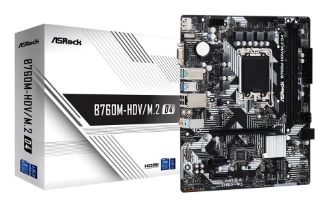 Asrock Płyta główna Asrock B760M-HDV/M.2 D4