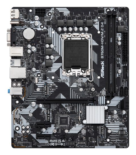 Asrock Płyta główna Asrock B760M-HDV/M.2 D4