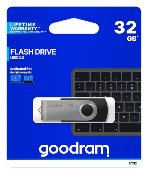 GoodRam Pendrive GoodRam Twister UTS2-0320K0R11 (32GB; USB 2.0; kolor czarny)
