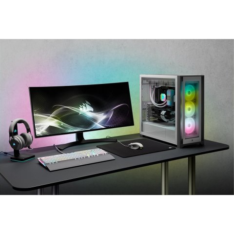 Corsair Obudowa Corsair iCUE 5000X RGB Mid-Tower ATX Tempered Glass White (CC-9011213-WW)