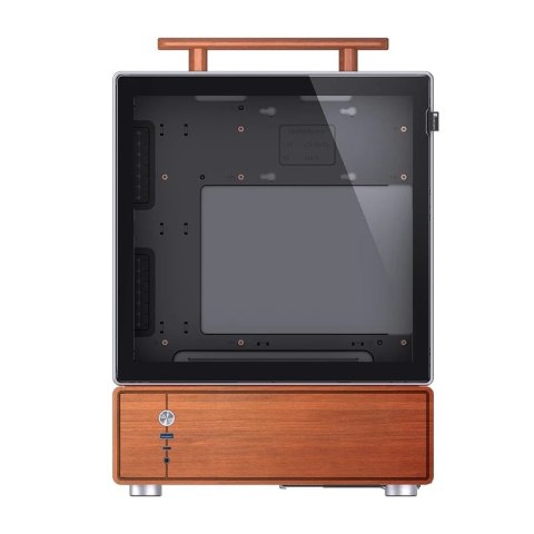 Jonsbo Obudowa PC Jonsbo T7, Midi-Tower, mATX, Szkło Hartowane - srebrne