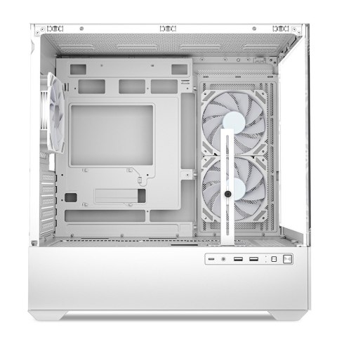 Sharkoon Etui do komputera Sharkoon MK6 RGB Micro-ATX 1xGlass białe